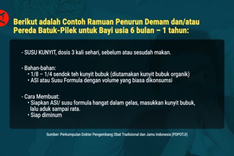 PDPOTJI berikan alternatif ramuan herbal yang aman untuk anak