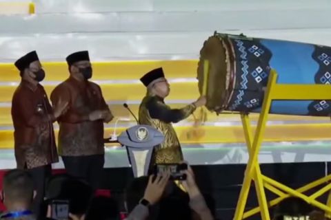 Pembukaan MTQ Nasional ke-29 di Kalsel berlangsung meriah