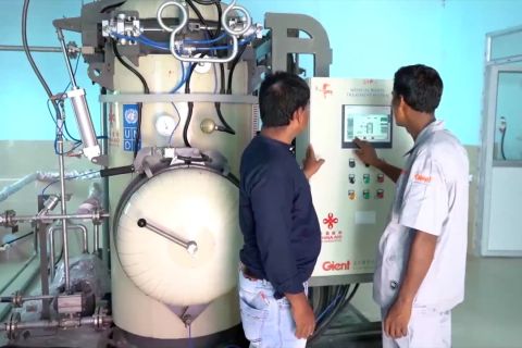 RS Narayani di Nepal kini punya pusat pengolahan limbah medis