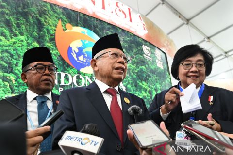 Wapres Ma'ruf Amin kunjungi paviliun Indonesia di Mesir