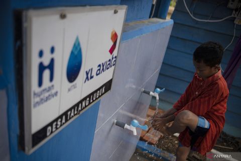 Peresmian Jembatan Desa dan Sarana Air Bersih dari XL Axiata