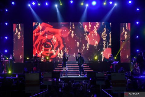 Konser Afgan dan Raisa di Medan