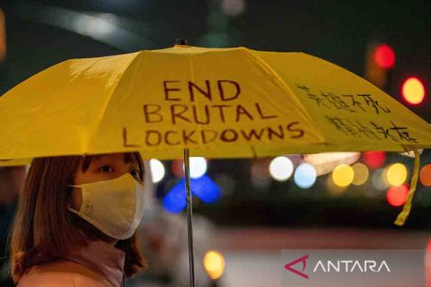 Protes kebijakan Zero COVID-19 China meluas di New York