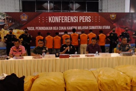 Bea Cukai Sumut cegah potensi kerugian negara sebanyak Rp2,5 miliar