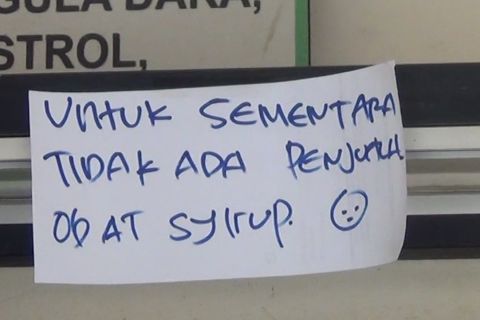 BPOM Ambon pastikan tak ada penjualan obat sirop di apotek