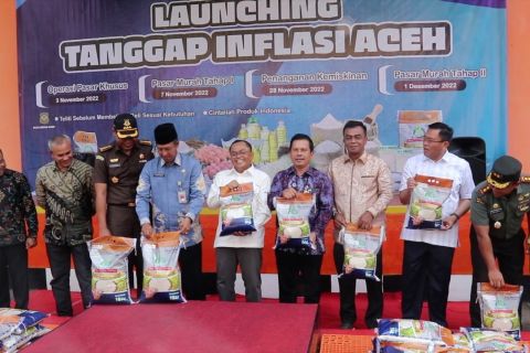 Cegah inflasi, Pemprov dan Bulog Aceh gelar operasi pasar