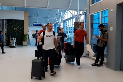 Seluruh pembalap dari 12 tim WSBK 2022 tiba di Lombok