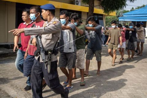 Rilis Kasus Penangkapan BBM Ilegal Di Palembang