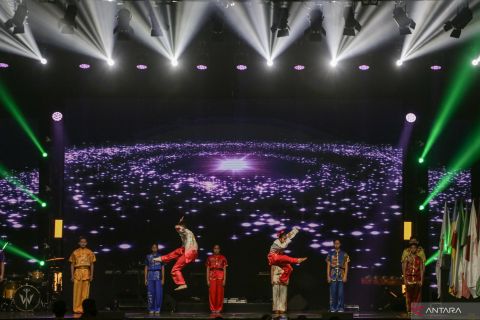 Pembukaan kejuaraan dunia wushu junior