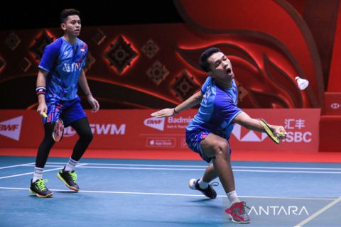 BWF World Tour Finals : Fajar/Rian tundukkan ganda Jepang