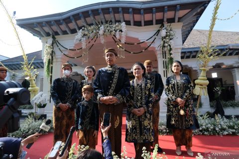 Keterangan pers pernikahan putra presiden