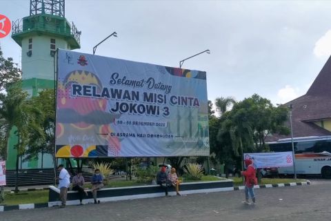 160 bus tersedia untuk relawan Jokowi menghadiri acara tasyakuran
