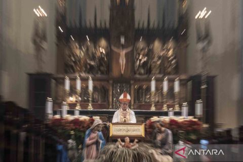 Ibadah Misa Natal di Katedral Jakarta