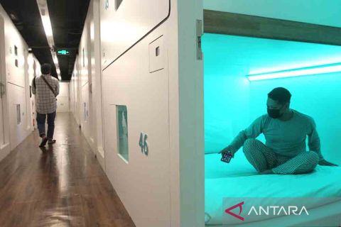 Okupansi hotel kapsul jelang tahun baru 2023