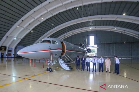 Kemenhan serahkan dua pesawat jet Falcon kepada TNI AU