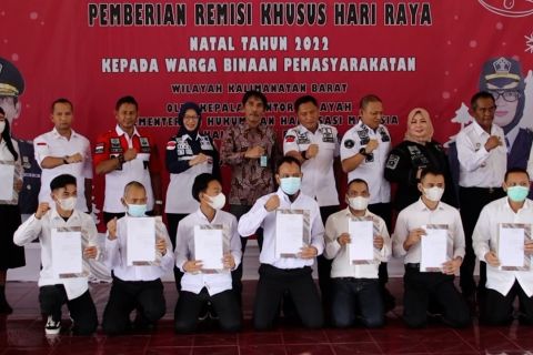 602 narapidana di Kalbar terima remisi khusus Natal