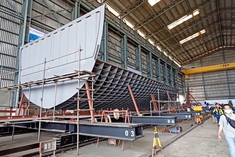 TNI AL bangun kembali 2 kapal patroli cepat produksi anak bangsa