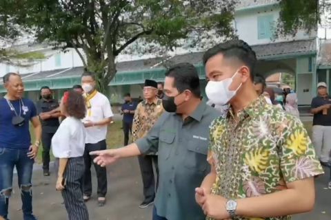 Erick Thohir: Ngunduh Mantu Kaesang di Pura Mangkunegaran siap 80%
