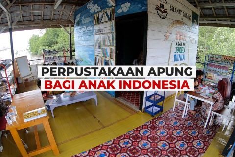 Perpustakaan apung bagi anak Indonesia bagian 2