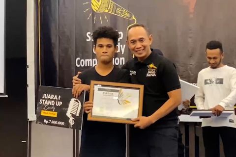 Komunitas Jurnalis&nbsp;kampanyekan jaga Papua lewat "stand up comedy"