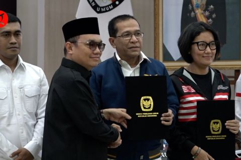 KPU tetapkan 17 partai politik peserta pemilu 2024
