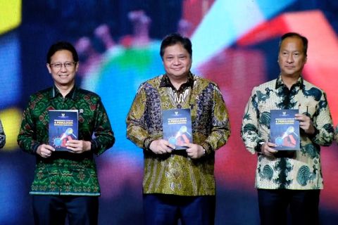 Menko Airlangga ungkap kunci sukses Indonesia hadapi pandemi