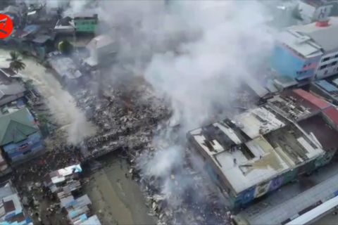 Pasar Mardika Ambon terbakar, 2 orang meninggal dunia