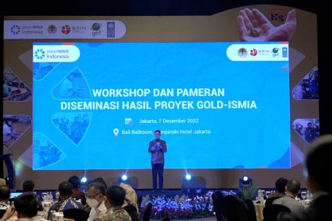 Proyek GOLD ISMIA turunkan penggunaan merkuri 23 ton