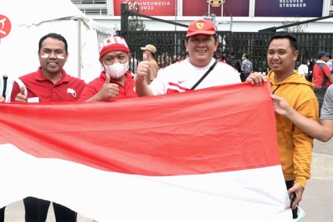 Penonton optimistis Indonesia menangi laga perdana AFF 2022
