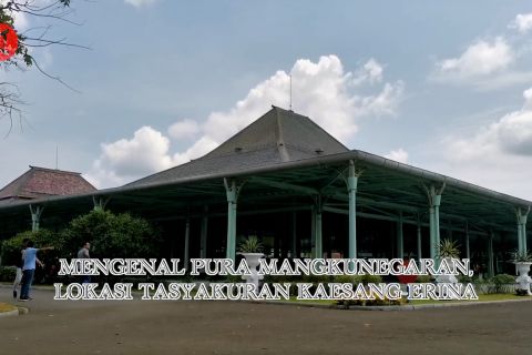 Mengenal Pura Mangkunegaran, lokasi tasyakuran Kaesang-Erina