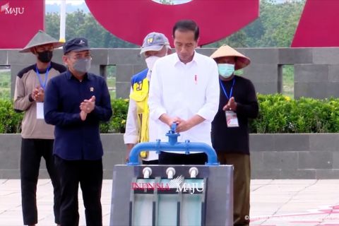 Semantok jadi bendungan ke-30 yang diresmikan Presiden sejak 2015