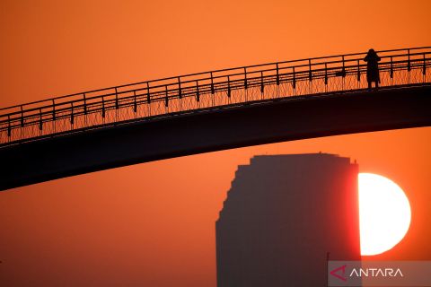 Menyapa sunrise pertama di awal tahun 2023