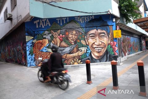 Penataan koridor Gatsu-Ngarsopuro di Solo