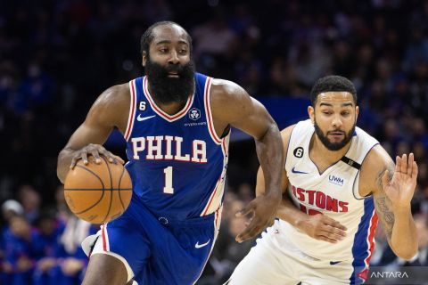 NBA: Philadelphia 76ers kalahkan Detroit Pistons 147 - 116