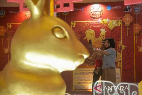 Semarak festival imlek di Medan