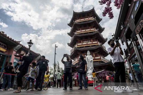 Liburan Imlek di kawasan Pantjoran Pantai Indah Kapuk