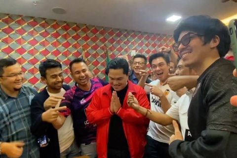 Mendaftar jadi calon Ketum PSSI, Erick Thohir: Bersihkan tangan kotor