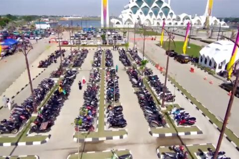 Dishub Jabar uji coba rekayasa jalan menuju Masjid Raya Al-Jabbar
