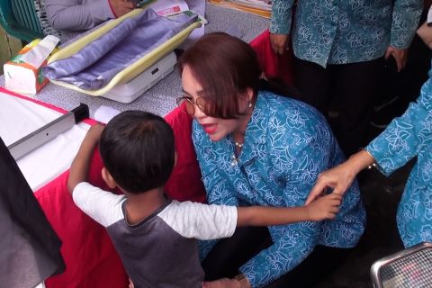 Kunjungi Posyandu, tim PKK Kota Ambon sosialisasi bahaya stunting