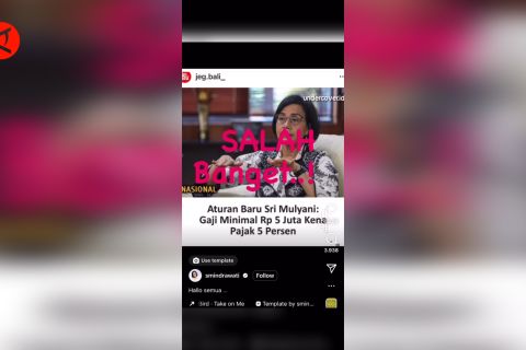 Menkeu tegaskan tak ada pajak baru bagi gaji Rp5 juta per bulan