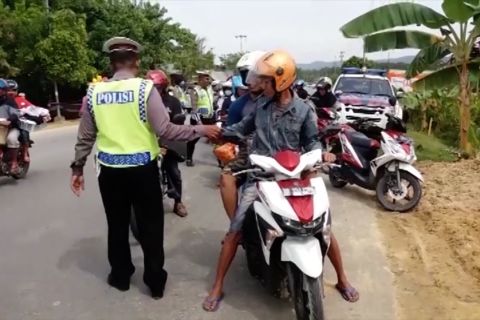 Polresta Kendari kembali berlakukan tilang manual