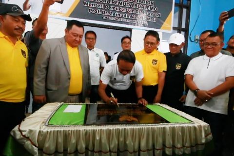 Resmikan stadion di Boalemo-Gorontalo, Menpora: Bisa untuk Liga 3