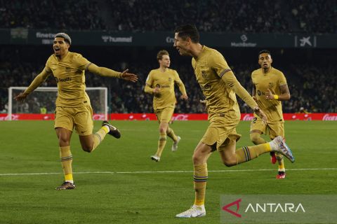 Barcelona kokoh di puncak klasemen setelah tundukkan Real Betis 2-1