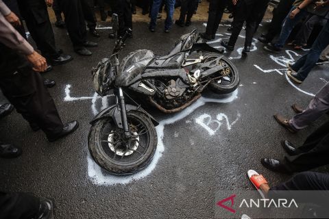 Polisi gelar rekonstruksi kecelakaan mahasiswa UI