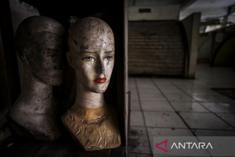 Pasar Tanah Abang Blok G ditinggal pedagang