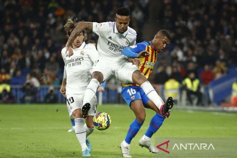 Bermain di kandang, Real Madrid kalahkan Valencia 2-0