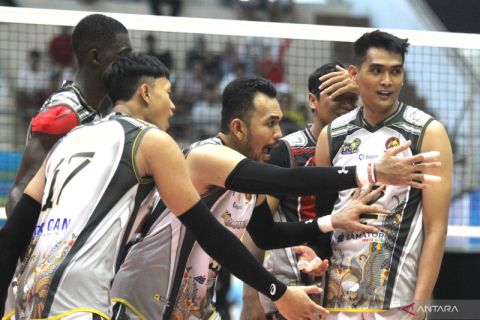 Proliga 2023 :: Surabaya BIN Samator menang atas Kudus Sukun Badak
