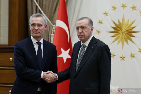 Pertemuan Presiden Turki dengan Sekretaris Jenderal NATO