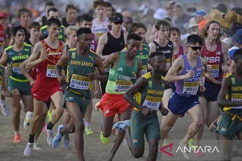 Final lomba lari World Cross Country Championships di Australia