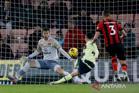 Man City bungkam tuan rumah Bournemouth 4-1